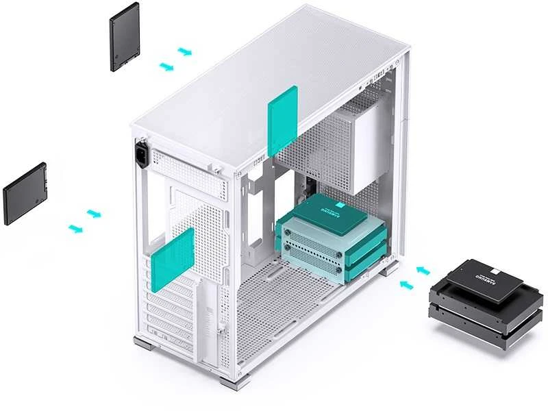 Korpusas Jonsbo D41 MESH ATX baltas