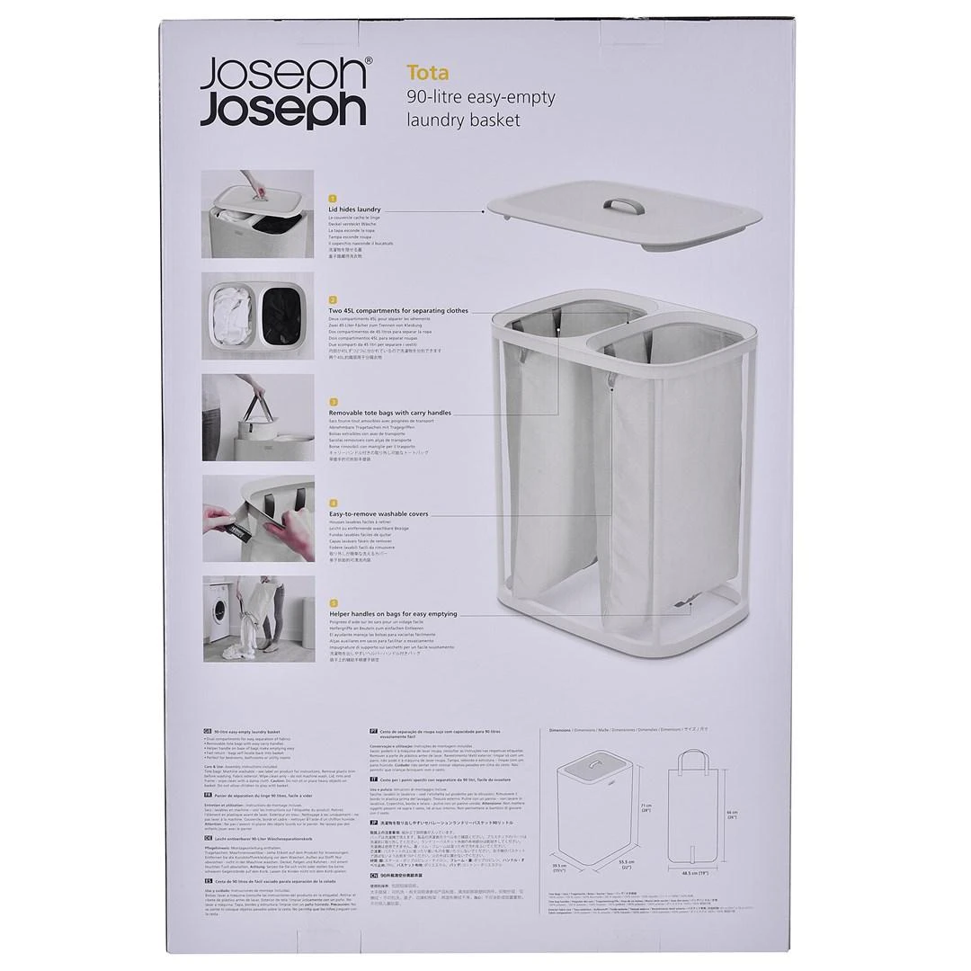 Joseph Joseph Joseph Tota 2 Komory 90 l smėlio spalva