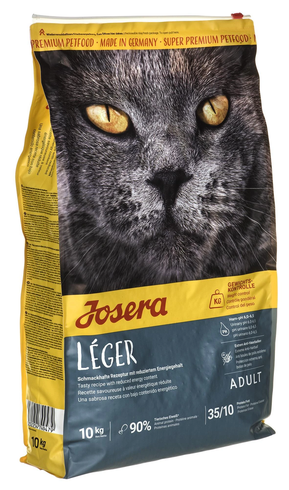 Akcija! Josera Leger sausas maistas suaugusioms sterilizuotoms ir mažiau aktyvioms katėms 10kg