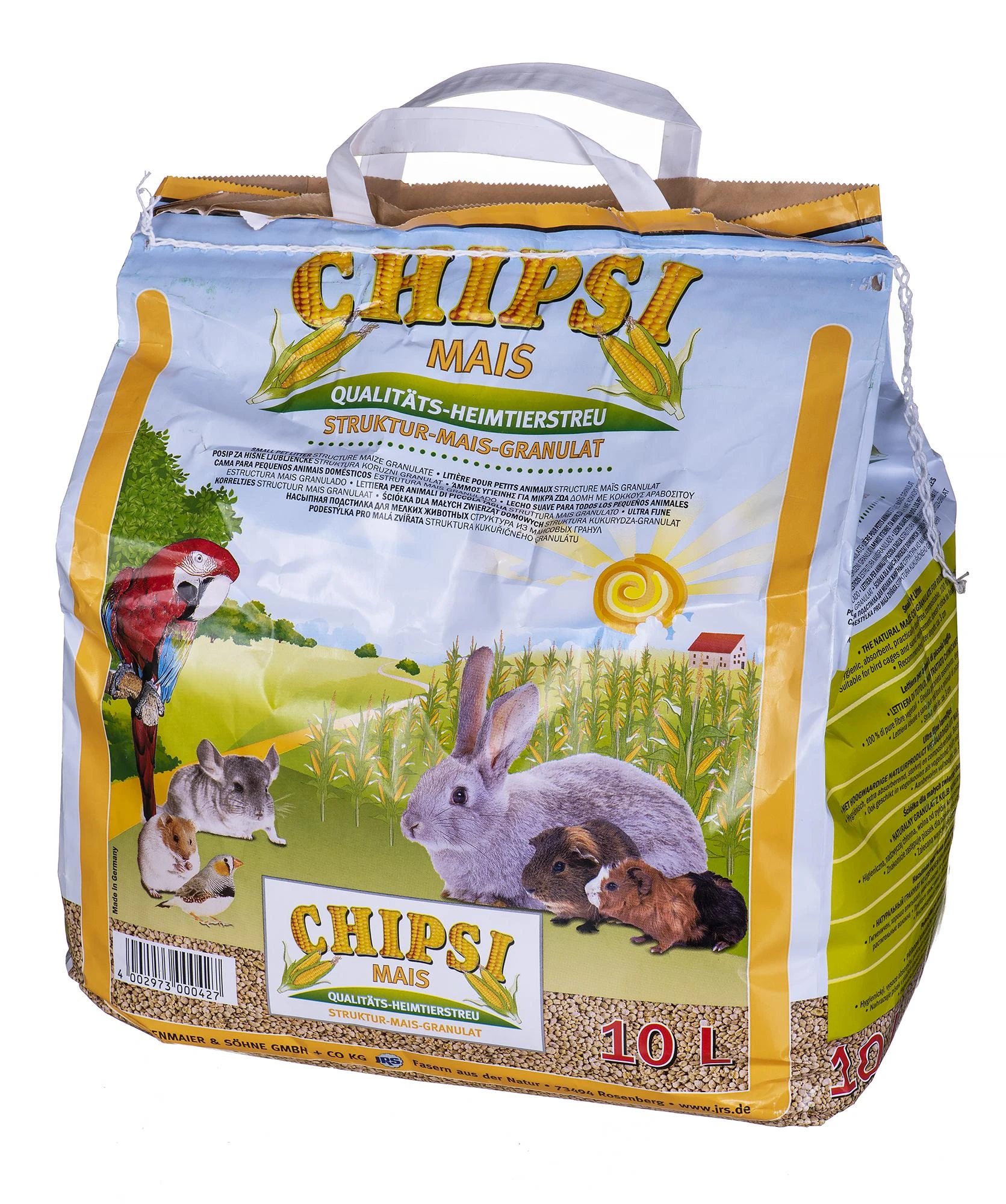 Cats Best Chipsi ŚCIŁKA CHIPSI MAIS 10l-4,6kg KUKURYDZIA