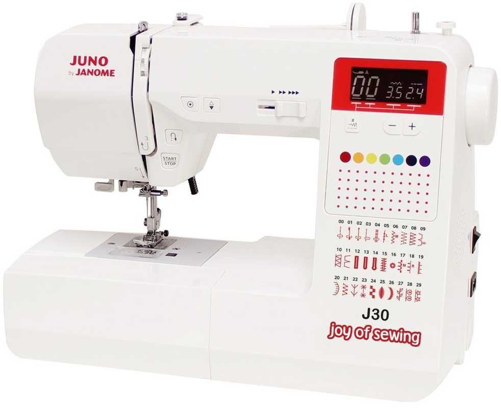 Siuvimo mašina JUNO BY JANOME J30 SEWING MACHINE, modelis - JUNO by ...
