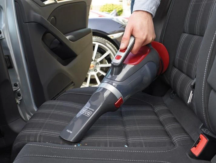 Black & Decker Juodas & Decker automobilinis dulkių siurblys Juodas+DECKER ADV1200-XJ (12W, raudona ir pilka spalvos)