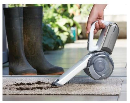 Dulkių siurblys Black & Decker Juodas & Decker Vacuum cleaner bagless, handheld Juodas & Decker Pivot PV1820L-QW (35W, baltos spalvos)