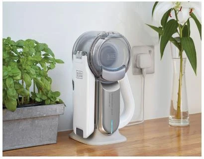 Dulkių siurblys Black & Decker Juodas & Decker Vacuum cleaner bagless, handheld Juodas & Decker Pivot PV1820L-QW (35W, baltos spalvos)