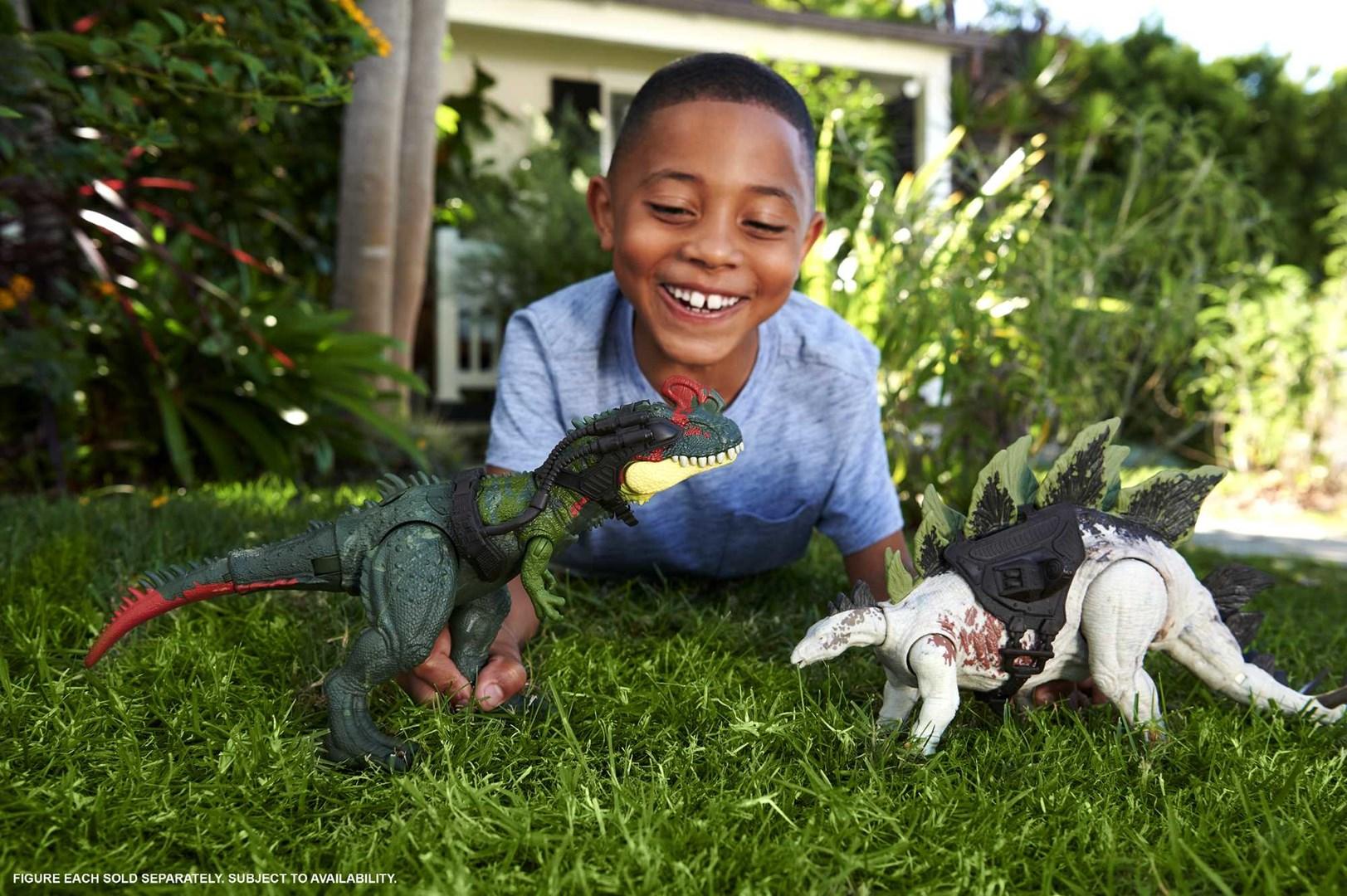 Figūrėlė Mattel Jurassic World Stegozaurų dinozaurų milžinų sekėjas HLP24