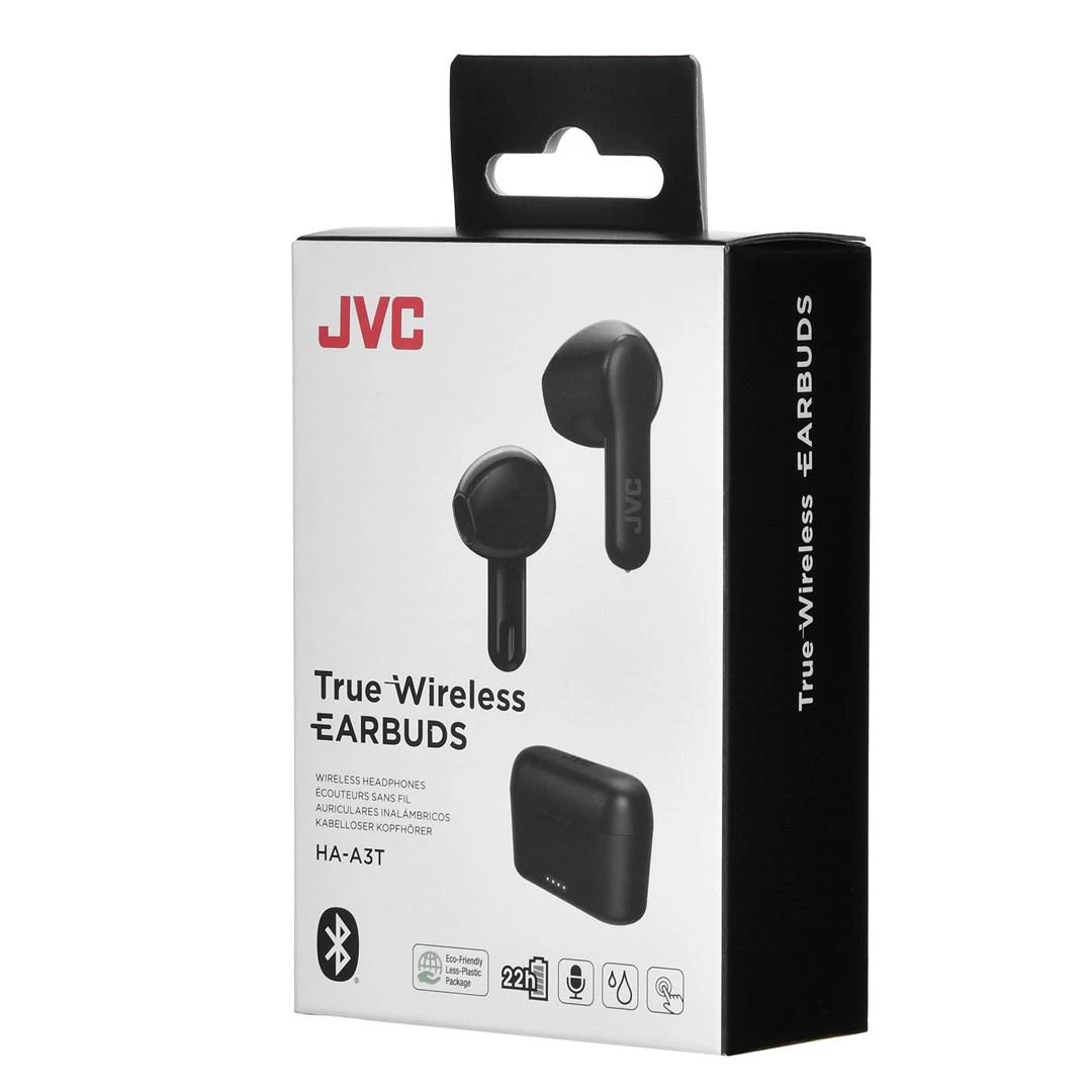Belaidės Ausinės - JVC HA-A3T Bluetooth 5.1 Juodos