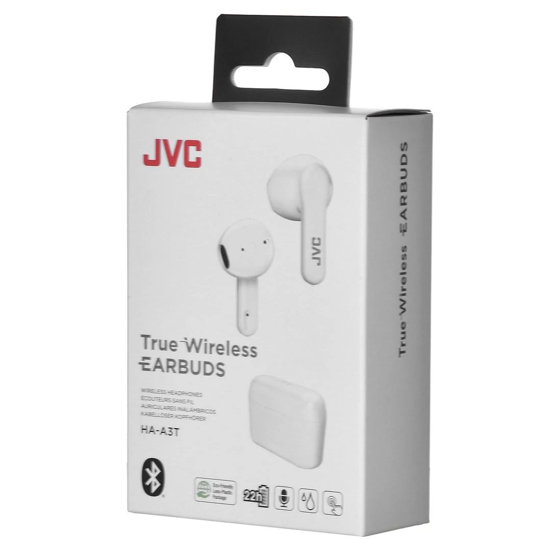 JVC EARBUDS HA-A3T Ausinės HAA-3TWU (WIRELESS, IN-EAR, Baltas)