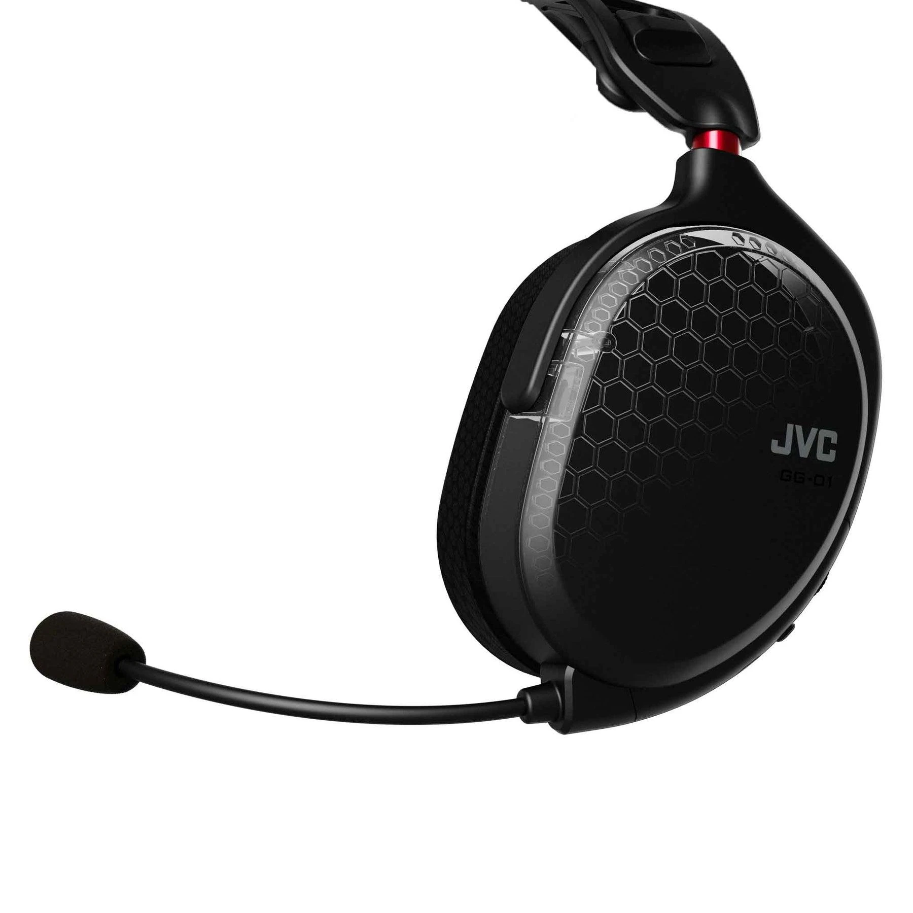 JVC, GG-01WQ, juodos sp. dinaminės ausinės