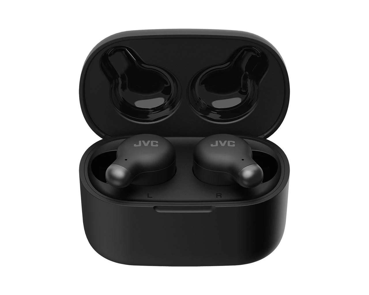 JVC HA-A25TB-NE ausinės atvirame įkrovimo dėkle