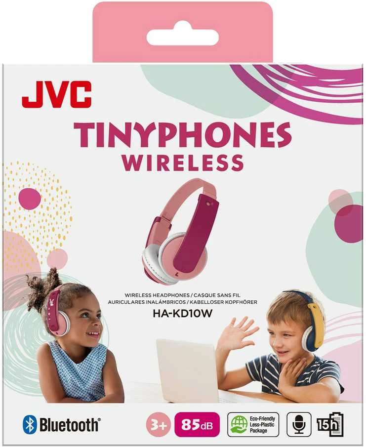 JVC, HA-KD10W-PE, ružavos/purpurinės sp., ausinės