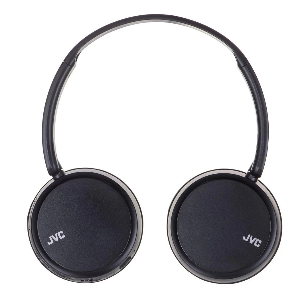 JVC, HA-S36W-BU, juodos sp. dinaminės ausinės, mikrofonas