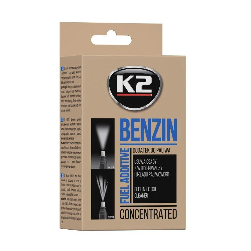 K2 Benzin purkštukų ir kuro sistemos valiklis, 50 ml, 1 vnt