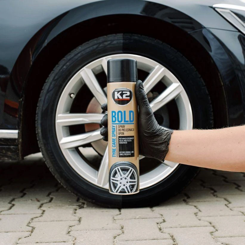 Aerozolinis padangų blizgiklis K2 Bold, 600 ml
