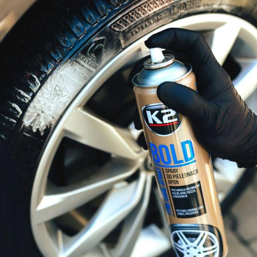 Aerozolinis padangų blizgiklis K2 Bold, 600 ml