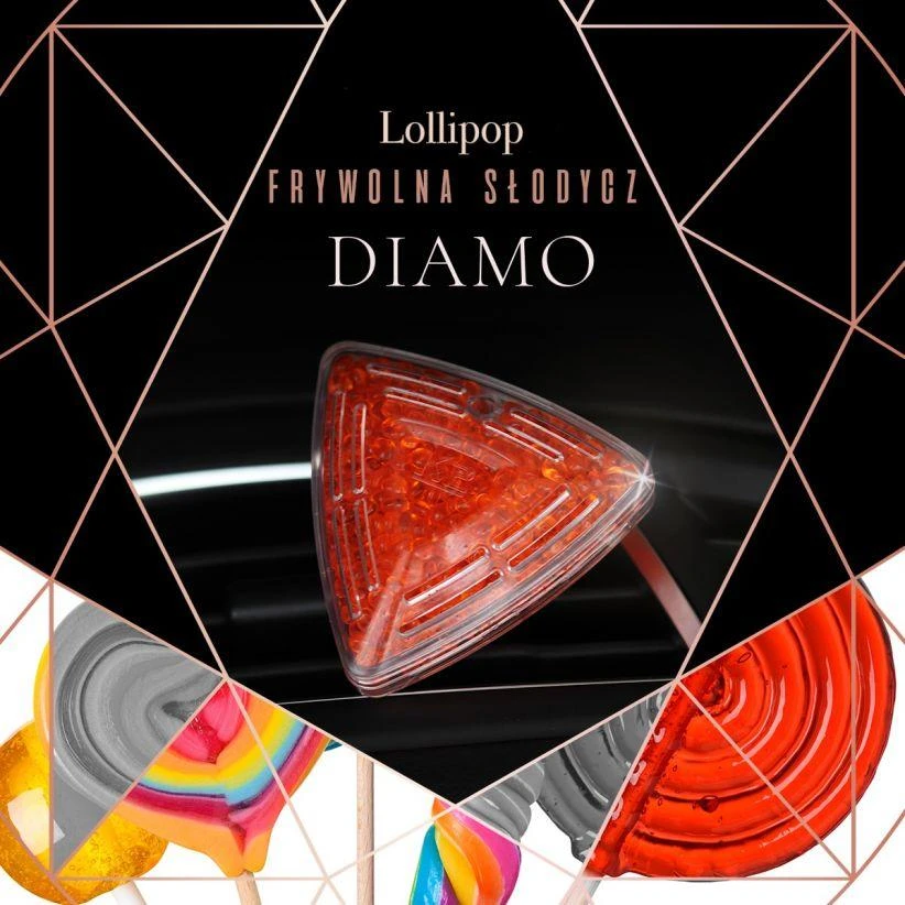 Melle K2 KVAPAS/PAKABUKAS DEIMANTO FORMOS. DIAMO LOLLIPOP