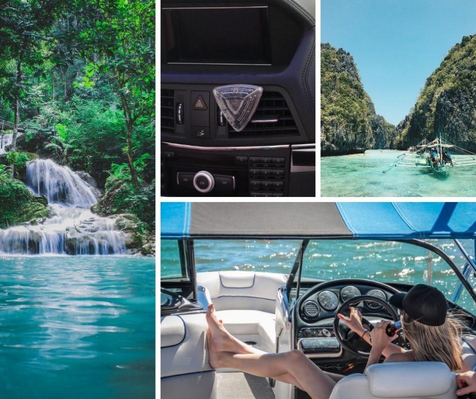 Automobilinis oro gaiviklis K2 DIAMO WATERFALL