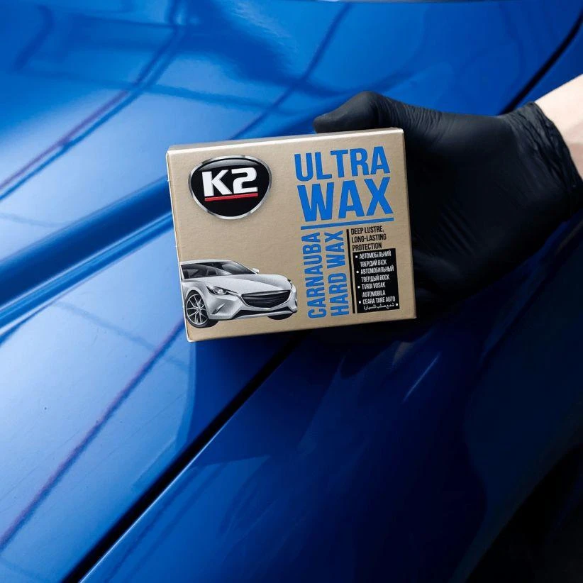 K2 Vaškas"ULTRA WAX"su kempine 250g.