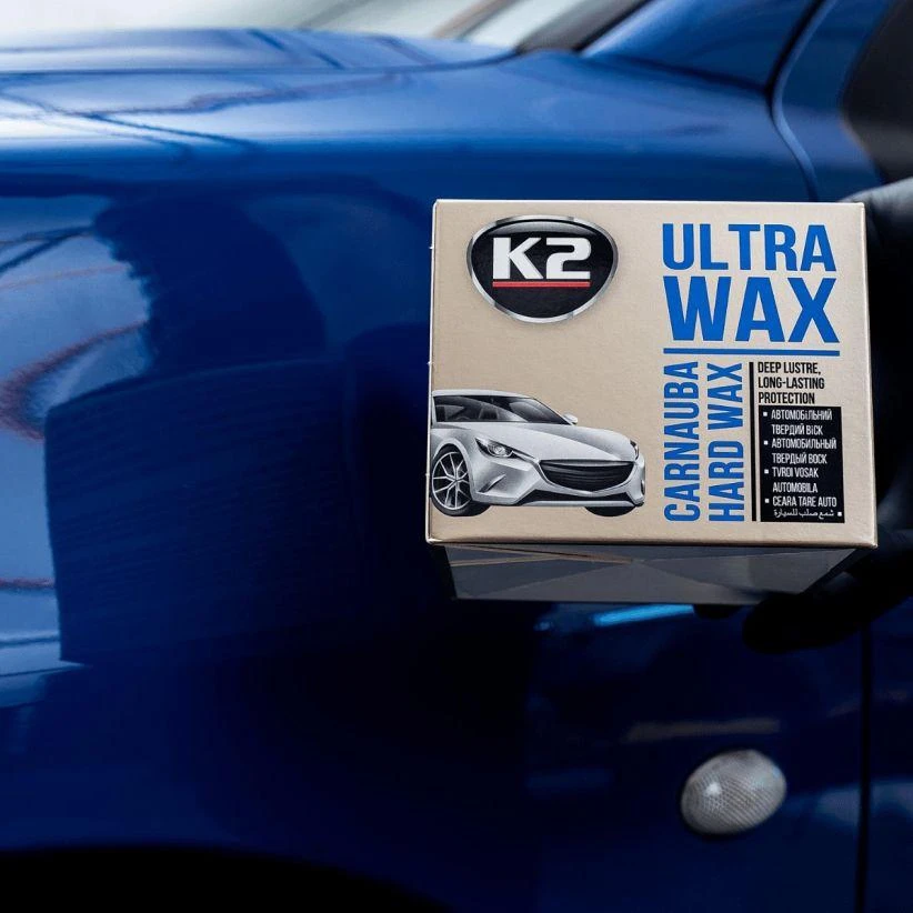 K2 Vaškas"ULTRA WAX"su kempine 250g.