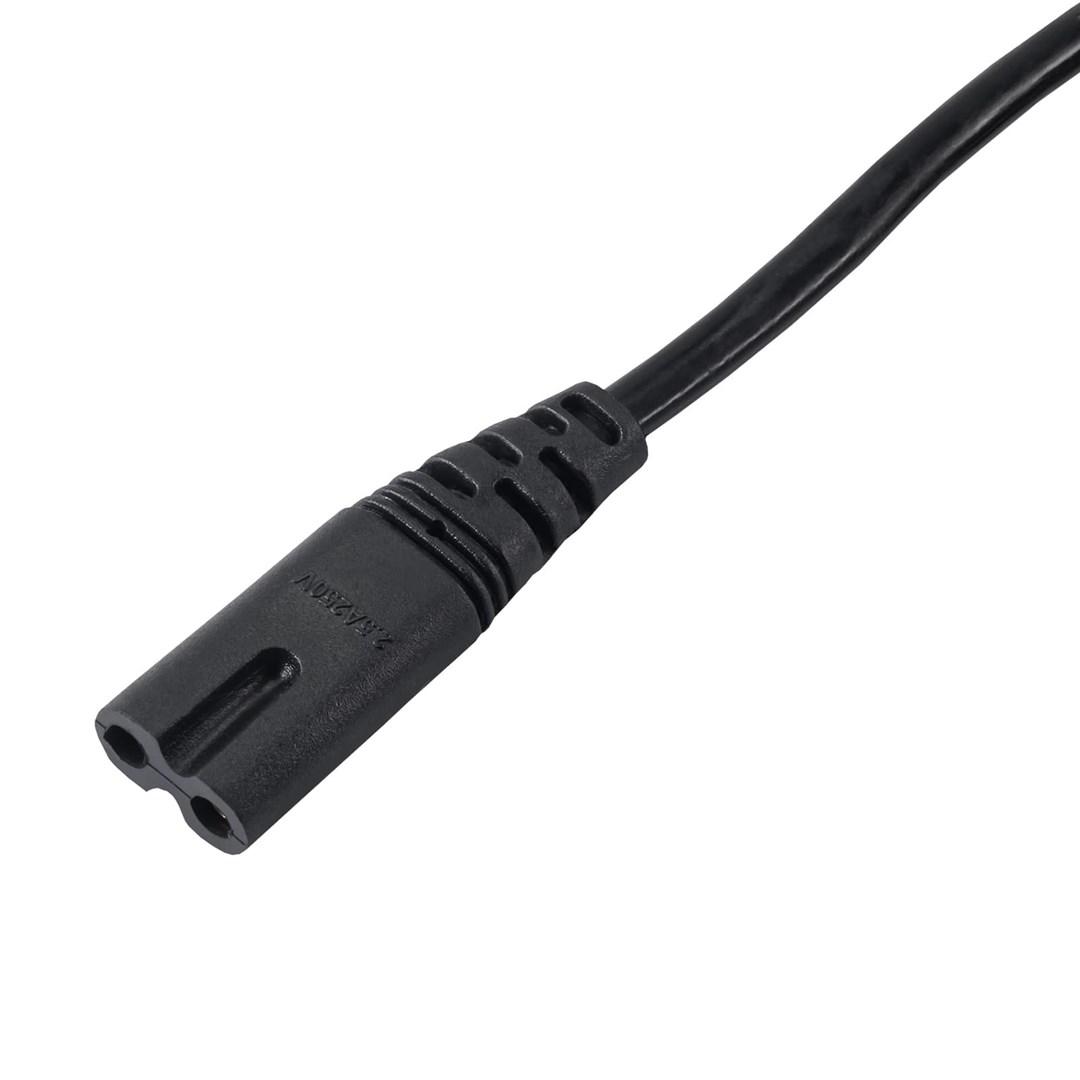 Akyga AK-RD-04A maitinimo laidas nešiojamam kompiuteriui 2 kontaktų IEC C7 / CEE 7/16 Europlug 0,5 m