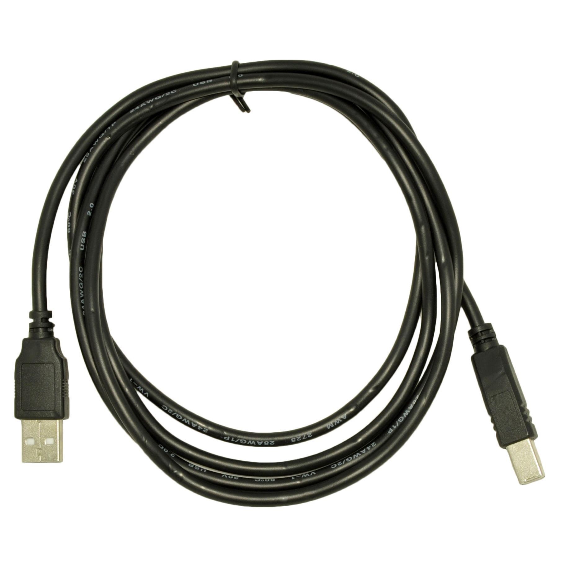 Akyga AK-USB-04 USB cable 1.8 m USB 2.0 USB A USB B Juodas