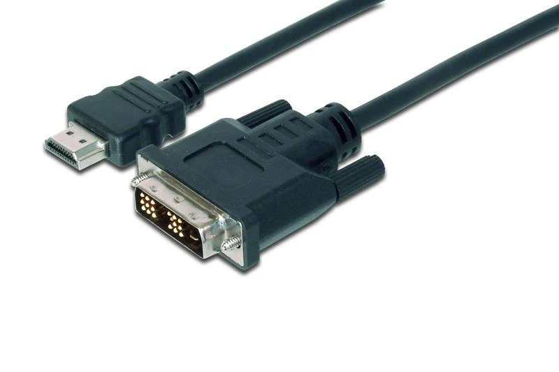 Assmann Electronic DIGITUS HDMI į DVI-D 18+1 laidas 2m juodas bulk St/St