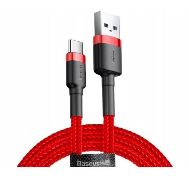 Baseus Cafule kabelis USB-C 2A 2m - Raudonas
