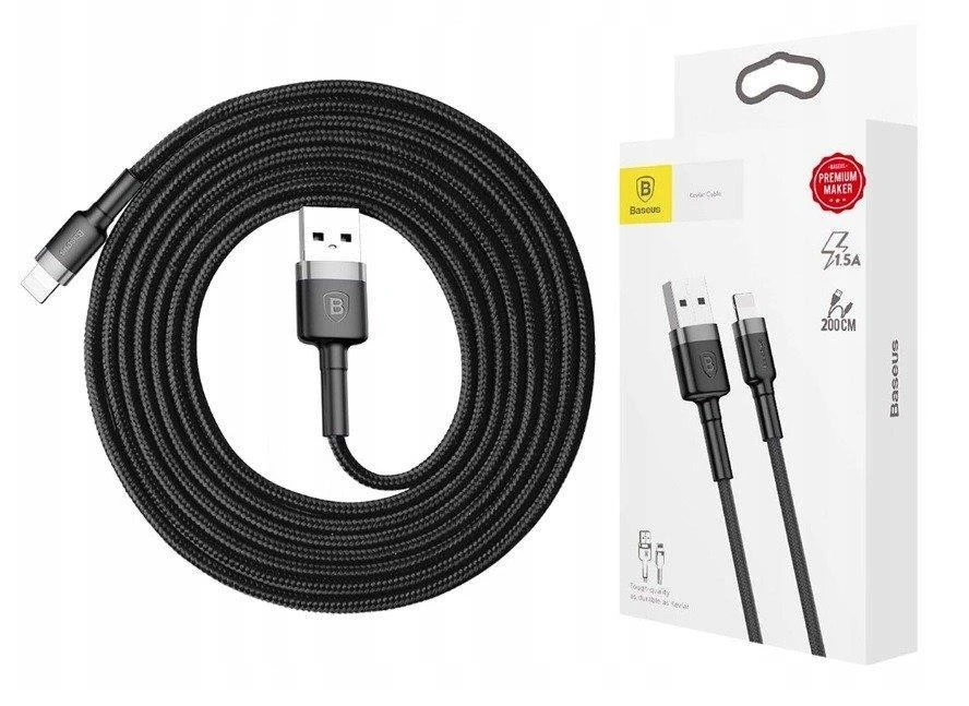 BASEUS CALKLF-CG1 USB A - Žaibas laidas, 2m