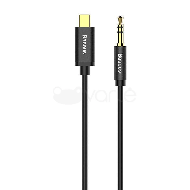 Baseus Yiven audio kabelis USB-C - 3.5mm AUX 1.2m - Juodas
