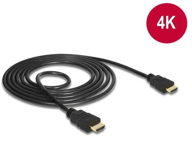 1,5 metro juodas HDMI laidas su 4K palaikymu