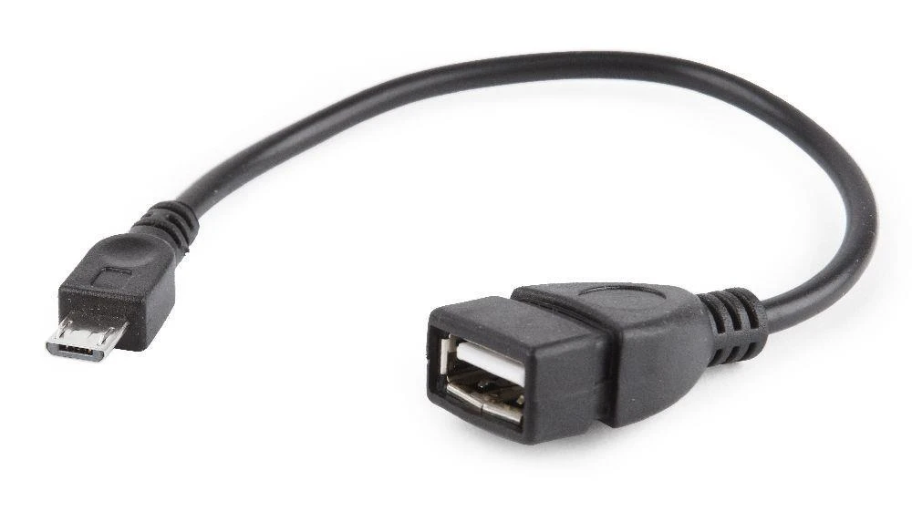 Gembird mUSB B - USB A F laidas, 0.15m,OTG