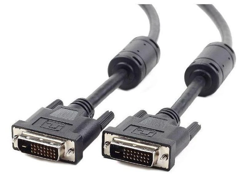 GEMBIRD CC-DVI2-BK-10 Gembird DVI-D/DVI-D (24+1) video cable dual link cable juodas 3m
