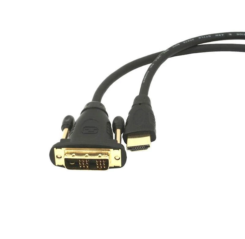 Monitoriaus kabelis Gembird HDMI/DVI-DM (18+1,) 1.8m