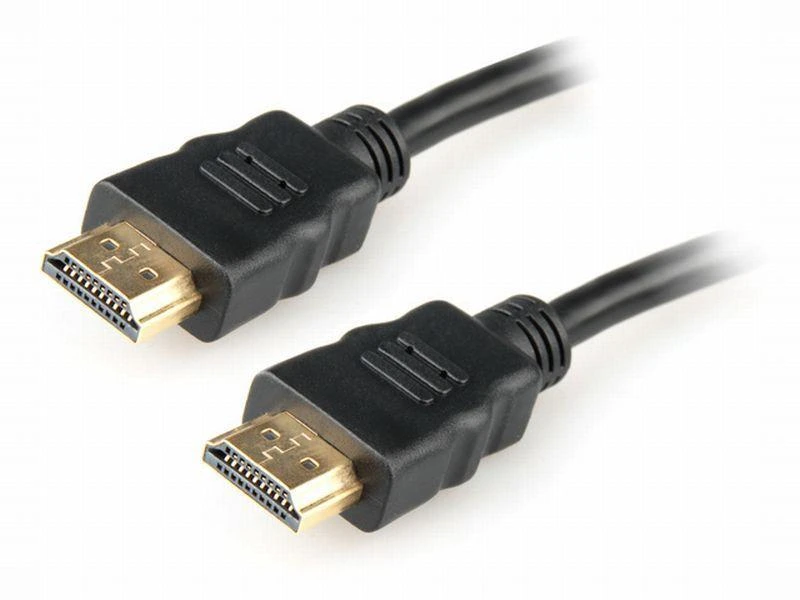 HDMI laidas su auksuotomis jungtimis