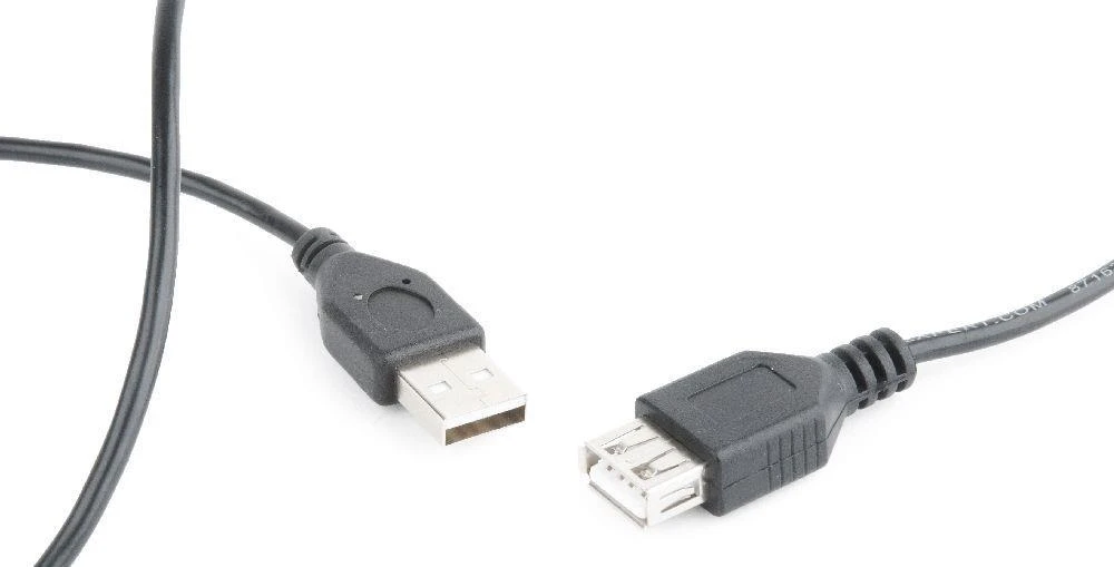 GEMBIRD CC-USB2-AMAF-75CM/300-BK USB 2.0 A - A-lizdas 75cm laidas Juodas
