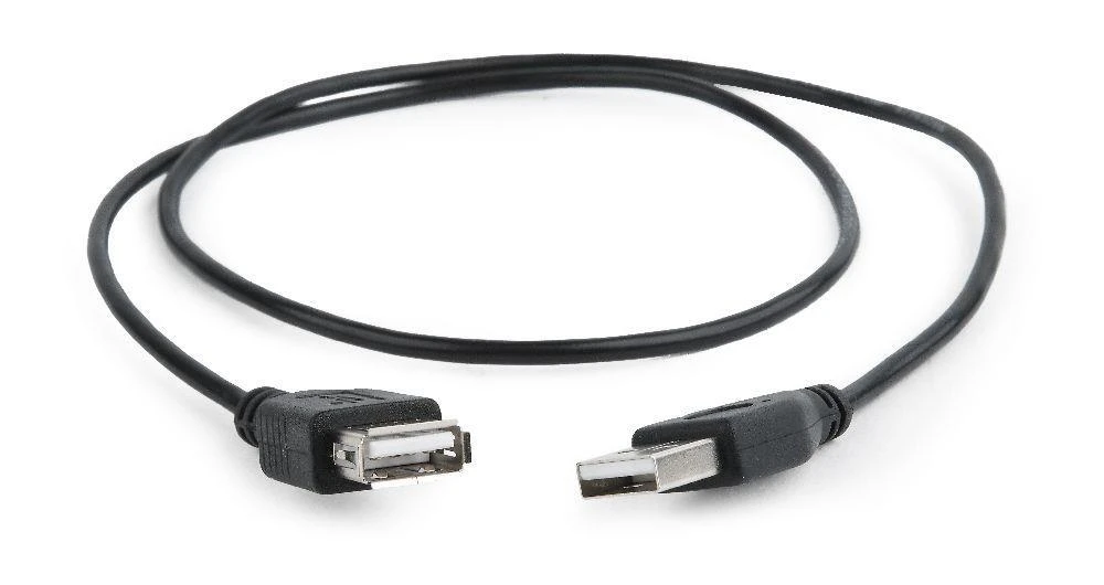 GEMBIRD CC-USB2-AMAF-75CM/300-BK USB 2.0 A - A-lizdas 75cm laidas Juodas
