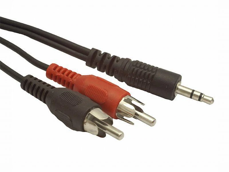 Gembird 3.5mm į 2x RCA audio laido jungtys