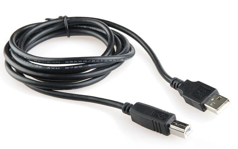 GEMBIRD CCP-USB2-AMBM-10 USB 2.0 A- B 3m cable juodos spalvos