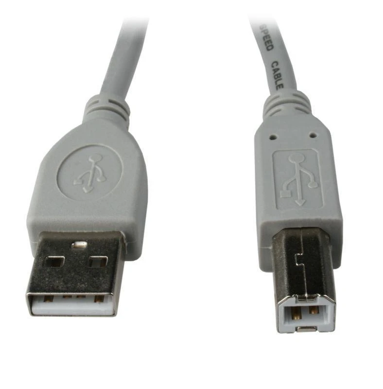 GEMBIRD CCP-USB2-AMBM-6G USB 2.0 A-B 1.8m kabelis, pilkos spalvos