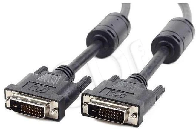 DVI-D 24+1 kabelis su feritiniais filtrais