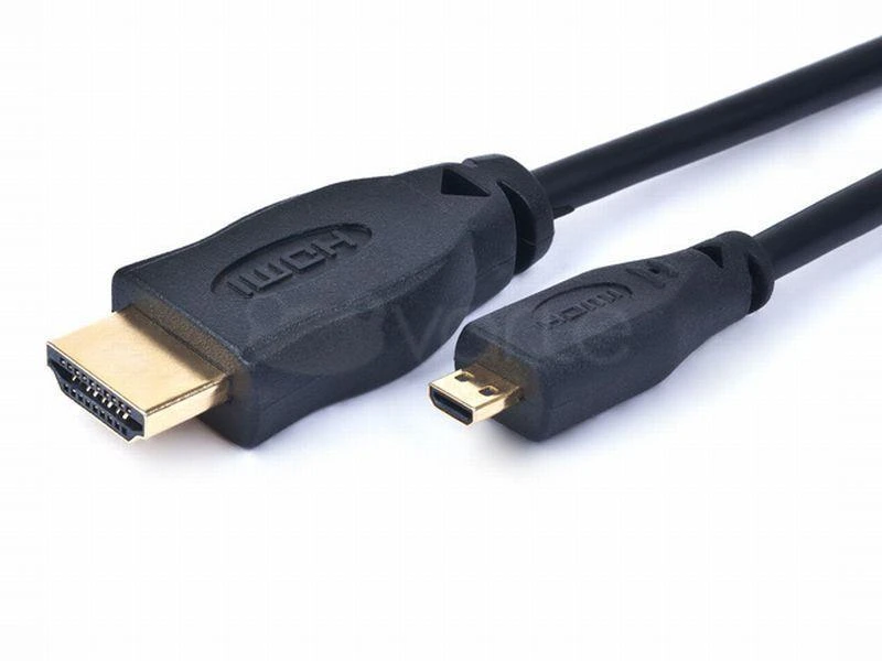 HDMI į Micro HDMI kabelis auksinėmis jungtimis