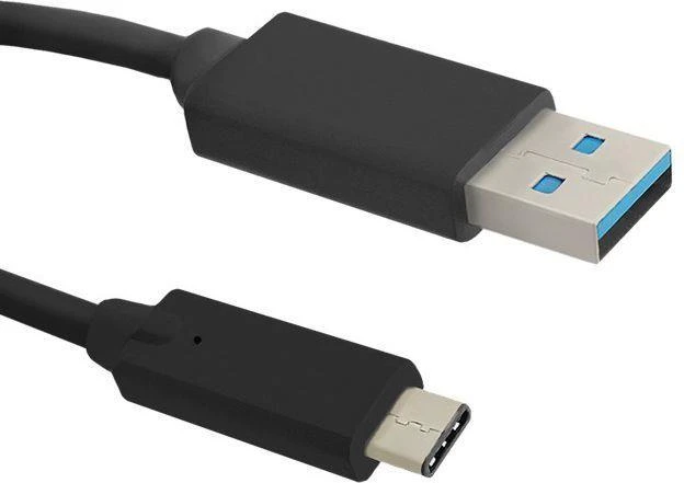 QOLTEC 50491 kabelis USB 3.1 tipo C kištukas USB 3.0 A kištukas 1,2 m