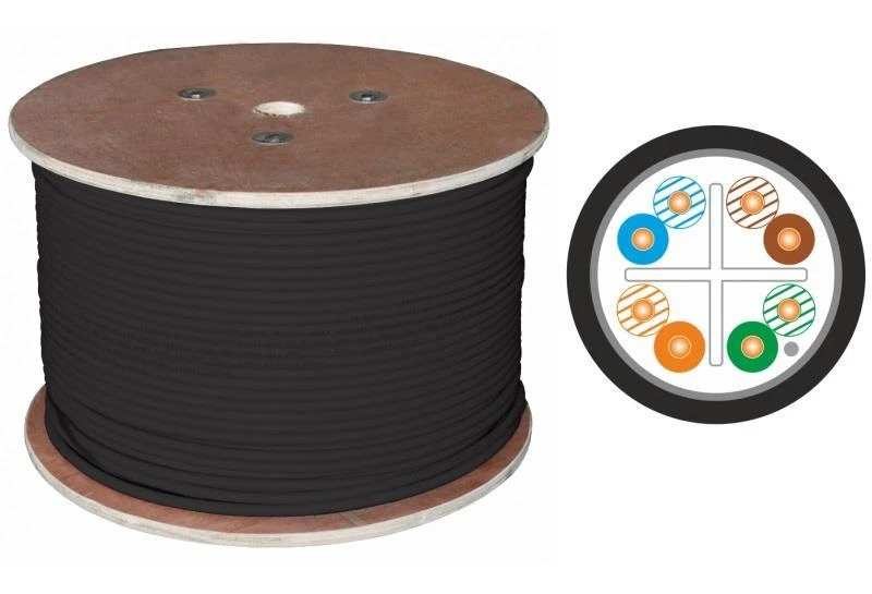 ALANTEC F/UTP cat.6 PE 4x2x23AWG 305m EXTERNAL DRY cable