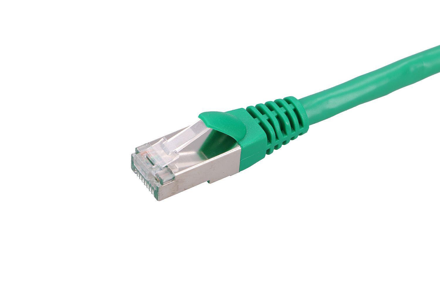 Extralink LAN tinklo kabelis Patchcord CAT.6 FTP 2m 1GBIT folijuota vytos poros, varinis