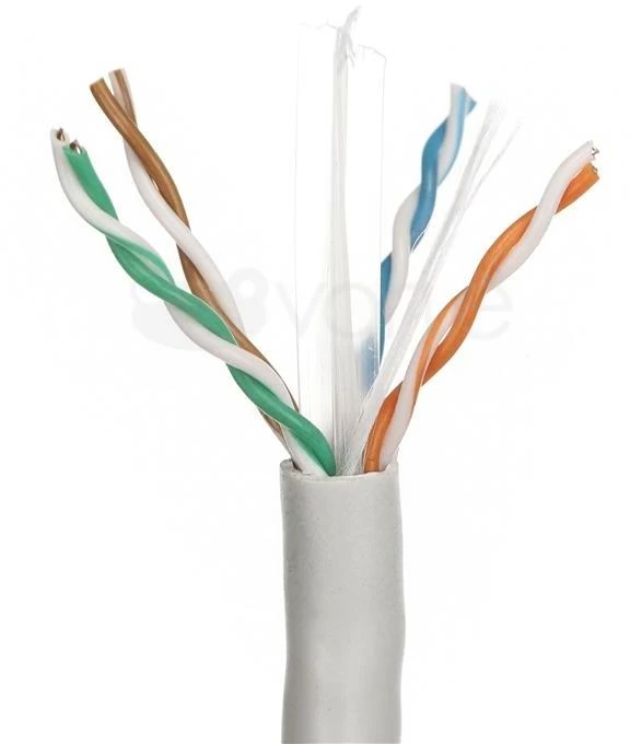 Alantec Kabelis U/UTP kat.6 PVC Eca 4x2x24AWG 500m 25 lat gwarancji, badanie jakości laboratorium (KIU6PVC500)