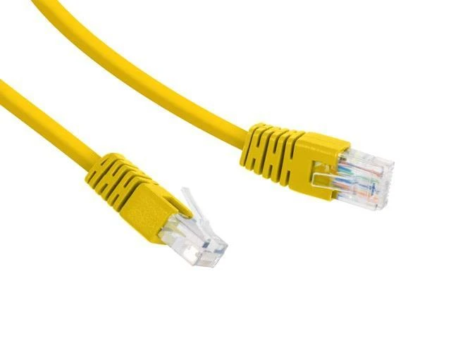 GEMBIRD CAT5e UTP Patch laidas geltonas 0,5m
