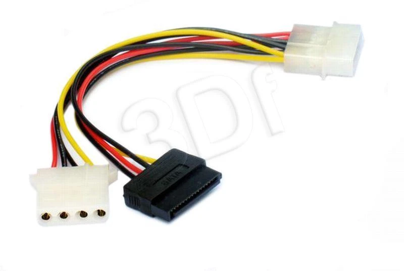 GEMBIRD CC-SATA-PSY2 Molex lizdas - Molex kištukas + nuoseklusis ATA maitinimo kabelis