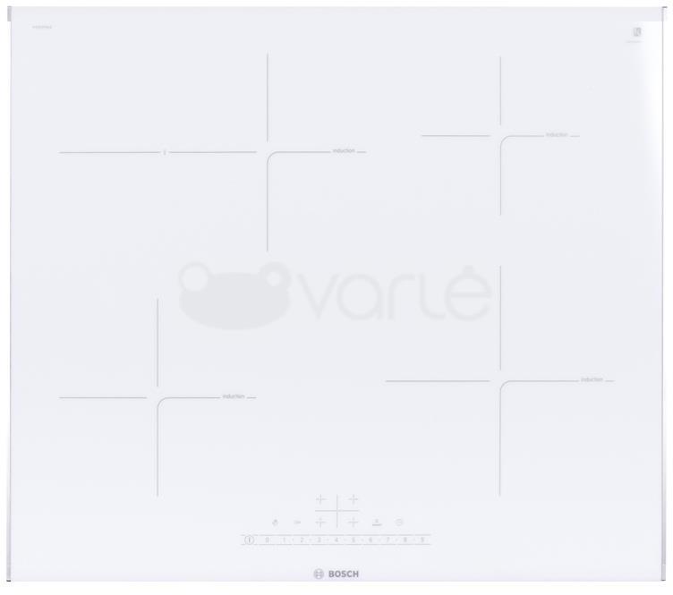 Bosch PIF672FB1E hob Nerūdijantis plienas, Baltas Builtin Zone