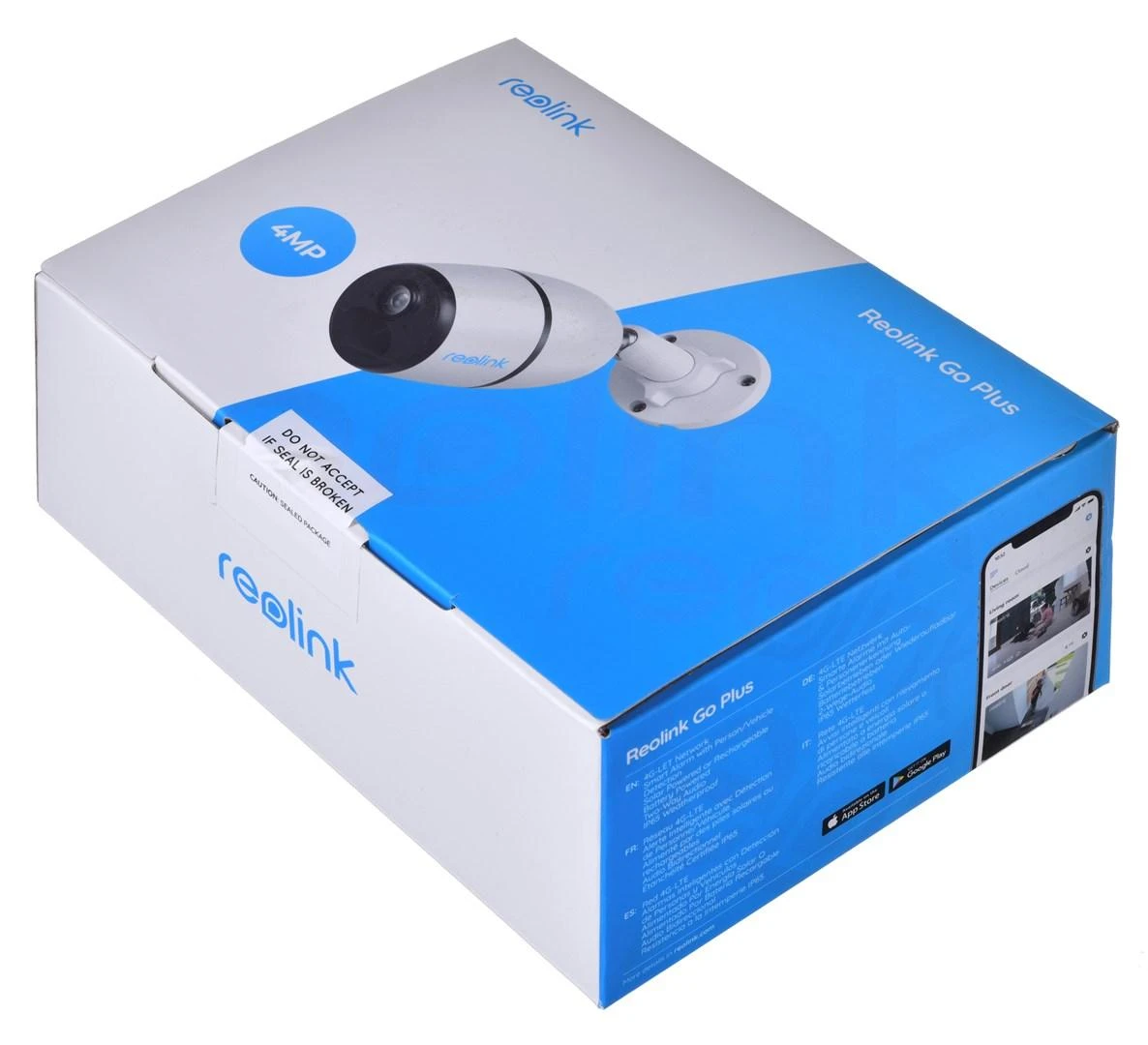 Reolink | Fotoaparatas | CAReolinkGo Plus 4G | Kulka | 4 MP | Fiksuotas objektyvas | IP65 | H.265 | MicroSD | Baltas