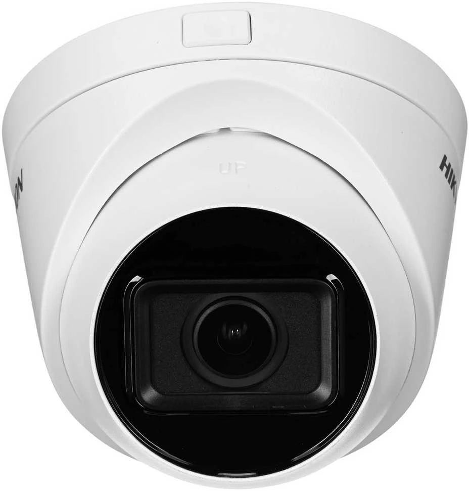 Hikvision kupolas DS-2CD1H43G2-IZ F2.8-12 (balta, 4 MP, 30 m IR)