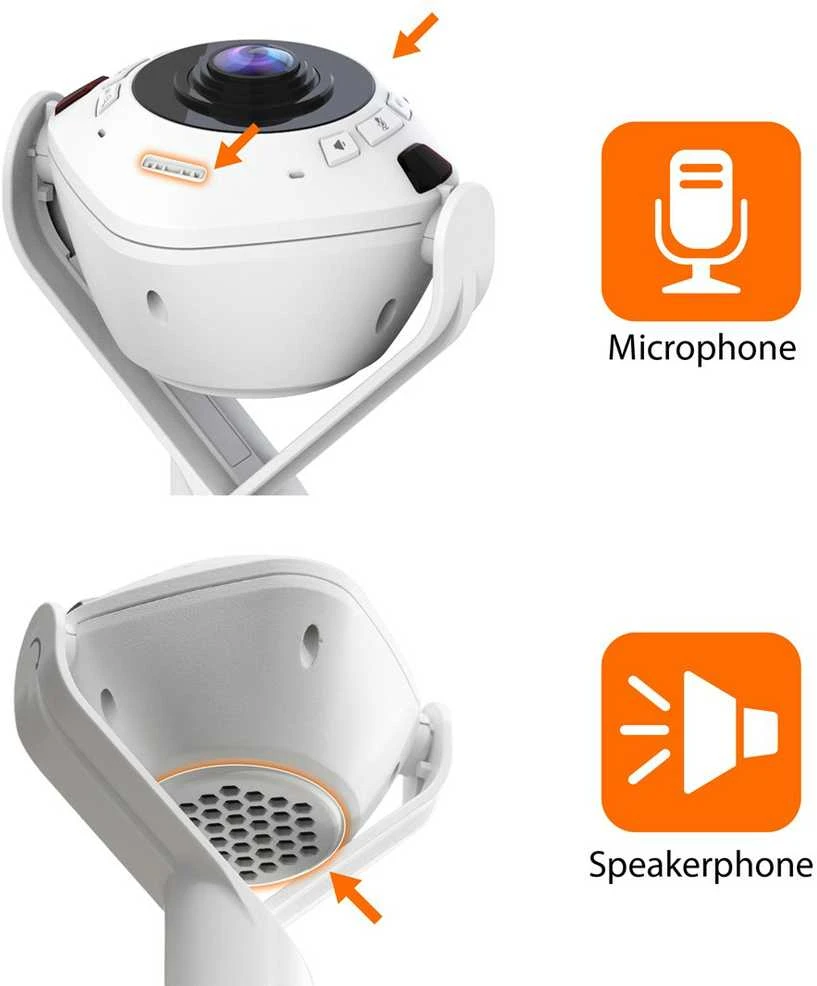 Internetinė kamera j5create 360 AI-POWERED WEBCAM WITH